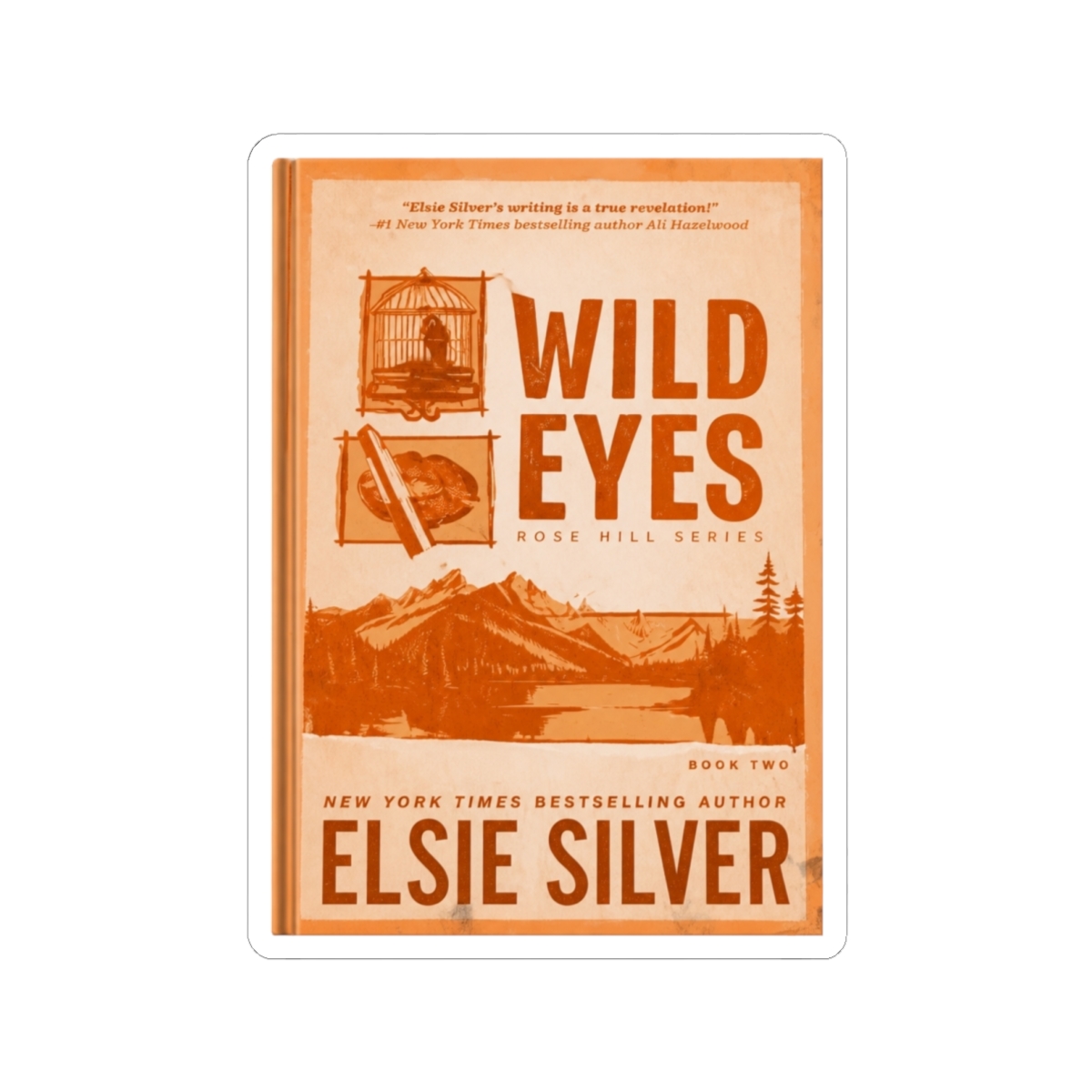 Wild Eyes Elsie Silver Book Sticker - alternate angle 3, merchandise