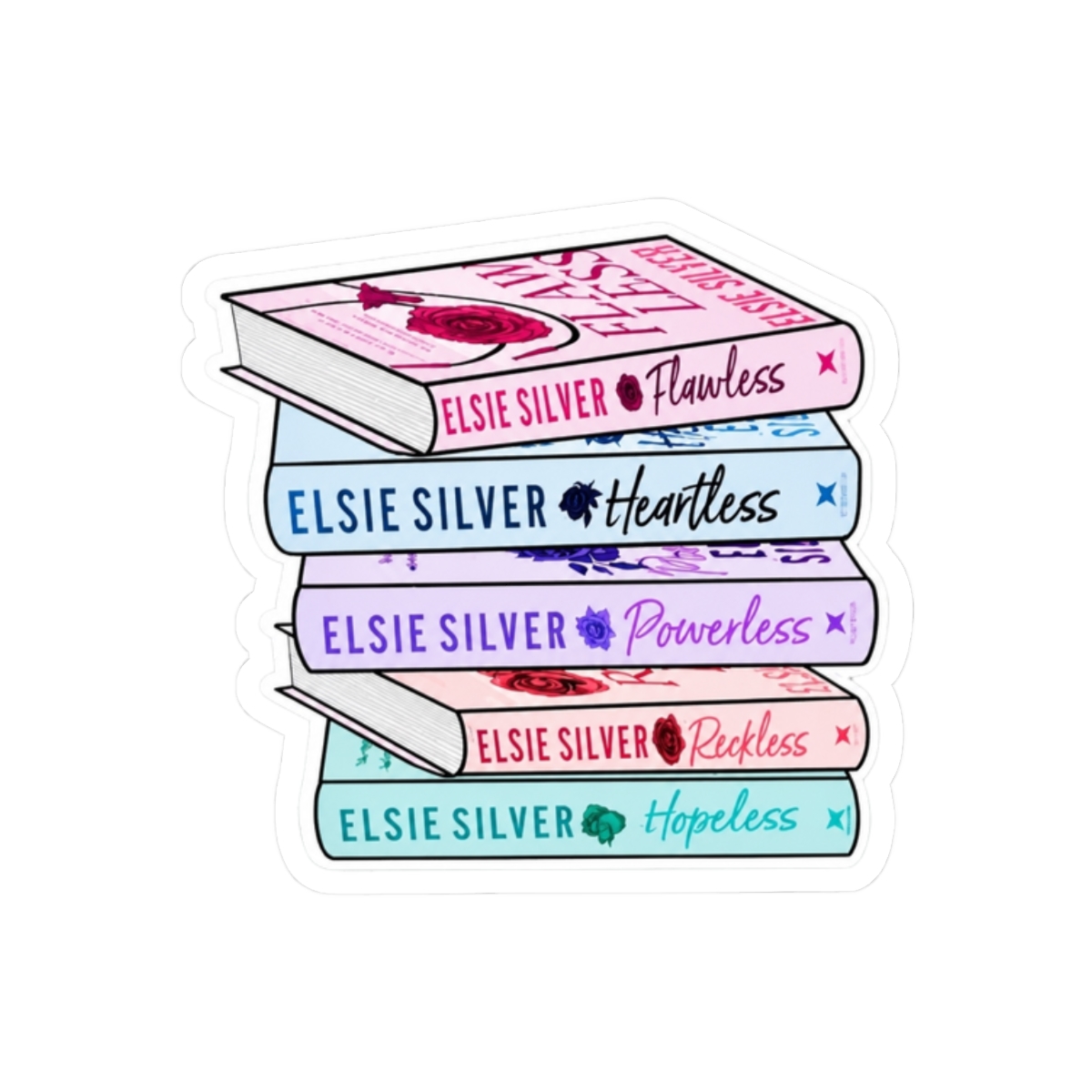 Chestnut Springs Series Bookstack Sticker | Elsie Silver - alternate angle 3, merchandise